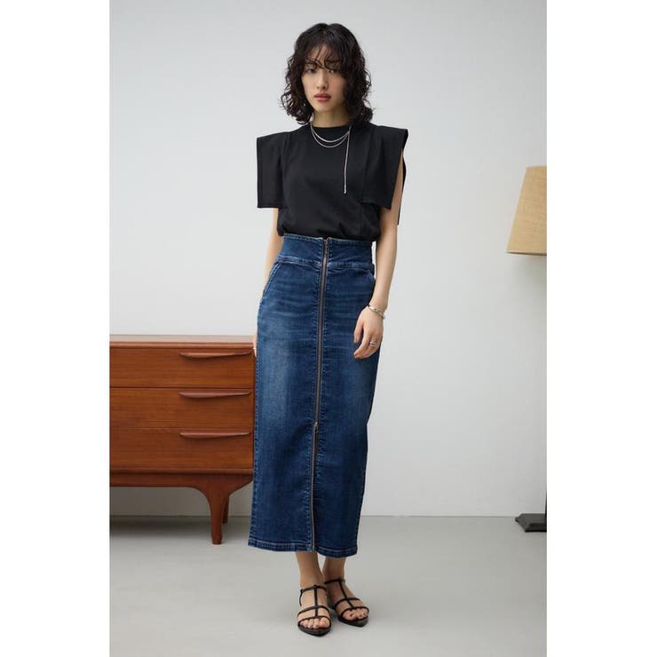 AZUL DENIM フロントジップデニムスカート | AZUL BY MOUSSY | 詳細画像13 