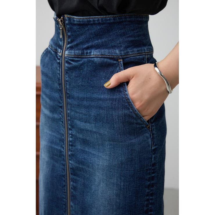 AZUL DENIM フロントジップデニムスカート[品番：AZLW0022343
