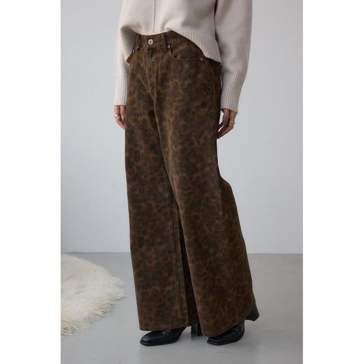 AZUL DENIM 起毛ツイルレオパードデニム | AZUL BY MOUSSY | 詳細画像13 