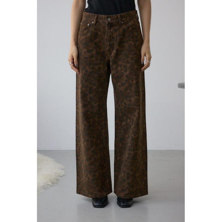 AZUL DENIM 起毛ツイルレオパードデニム | AZUL BY MOUSSY | 詳細画像16 