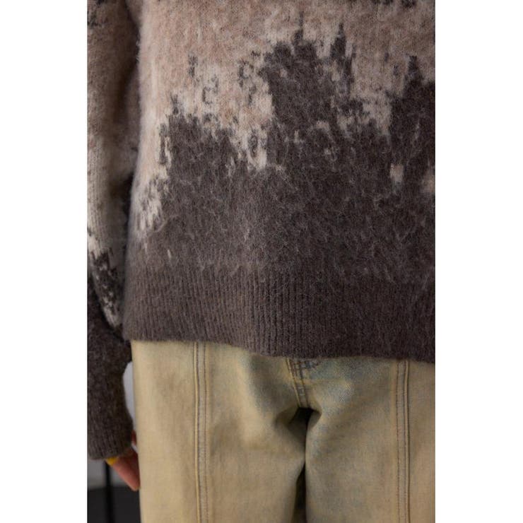 グラデーションジャガードニット | AZUL BY MOUSSY | 詳細画像23 