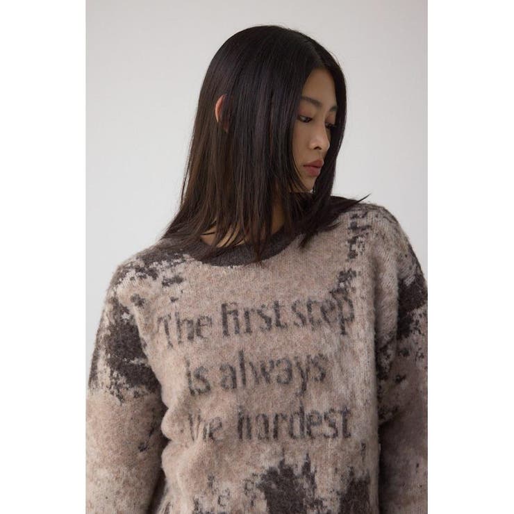 グラデーションジャガードニット | AZUL BY MOUSSY | 詳細画像13 