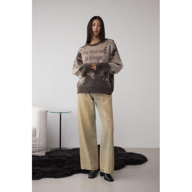 グラデーションジャガードニット | AZUL BY MOUSSY | 詳細画像15 