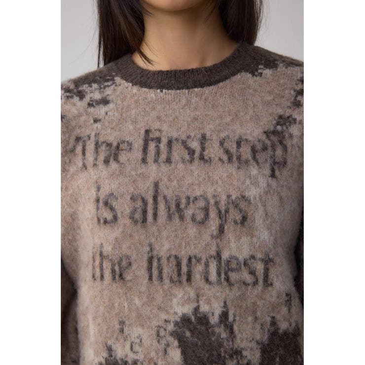 グラデーションジャガードニット | AZUL BY MOUSSY | 詳細画像20 