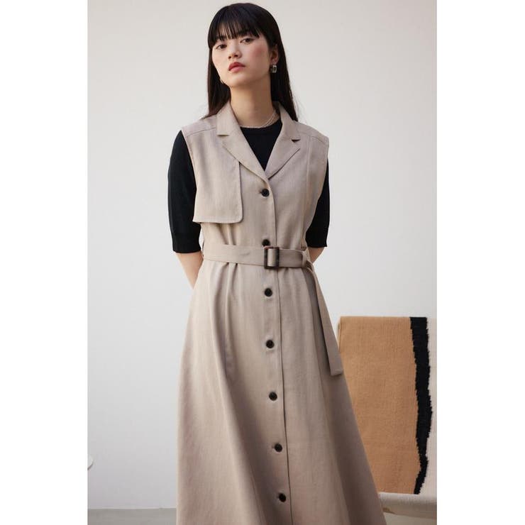 リネンライクジレワンピース | AZUL BY MOUSSY | 詳細画像15 