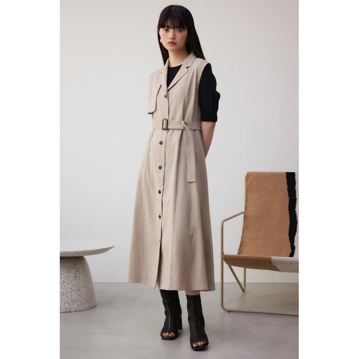 リネンライクジレワンピース | AZUL BY MOUSSY | 詳細画像16 