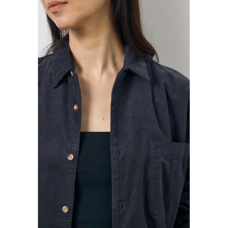 コーデュロイリラックスポケットシャツ | AZUL BY MOUSSY | 詳細画像17 
