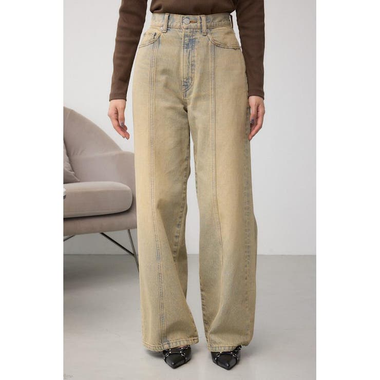 L/BLU1 | AZUL DENIM ヴィンテージワイドデニム | AZUL BY MOUSSY