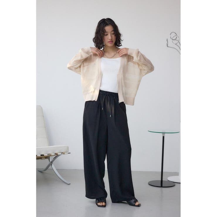 ワイドイージーパンツ | AZUL BY MOUSSY | 詳細画像3 