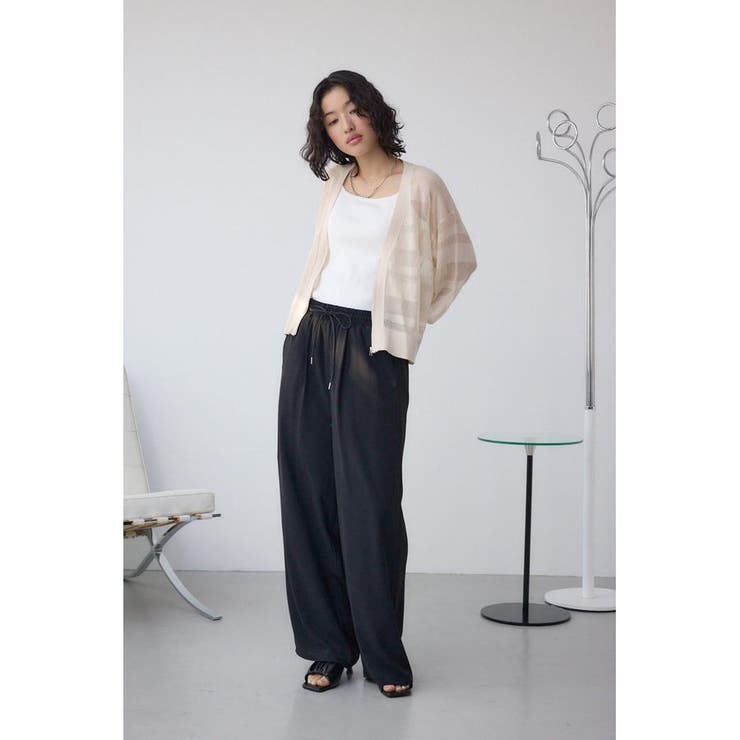 ワイドイージーパンツ | AZUL BY MOUSSY | 詳細画像4 