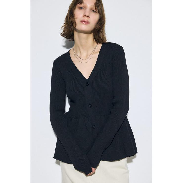 ペプラムカーディガン | AZUL BY MOUSSY | 詳細画像8 