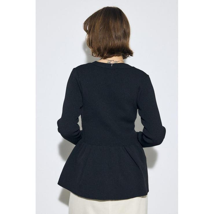 ペプラムカーディガン | AZUL BY MOUSSY | 詳細画像10 