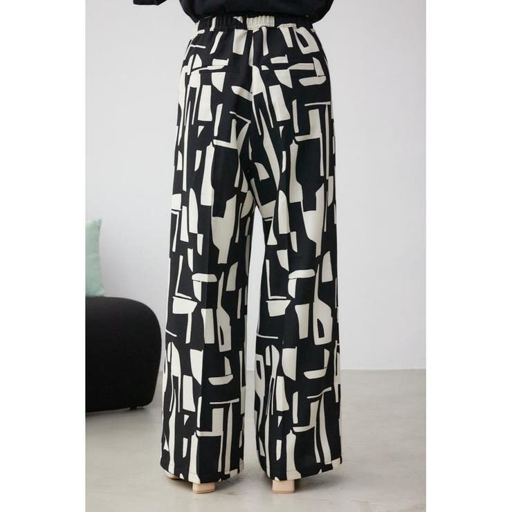 ジオメトリックパターンイージーパンツ | AZUL BY MOUSSY | 詳細画像7 