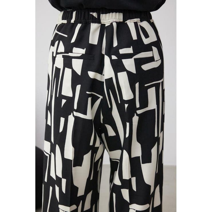 ジオメトリックパターンイージーパンツ | AZUL BY MOUSSY | 詳細画像9 