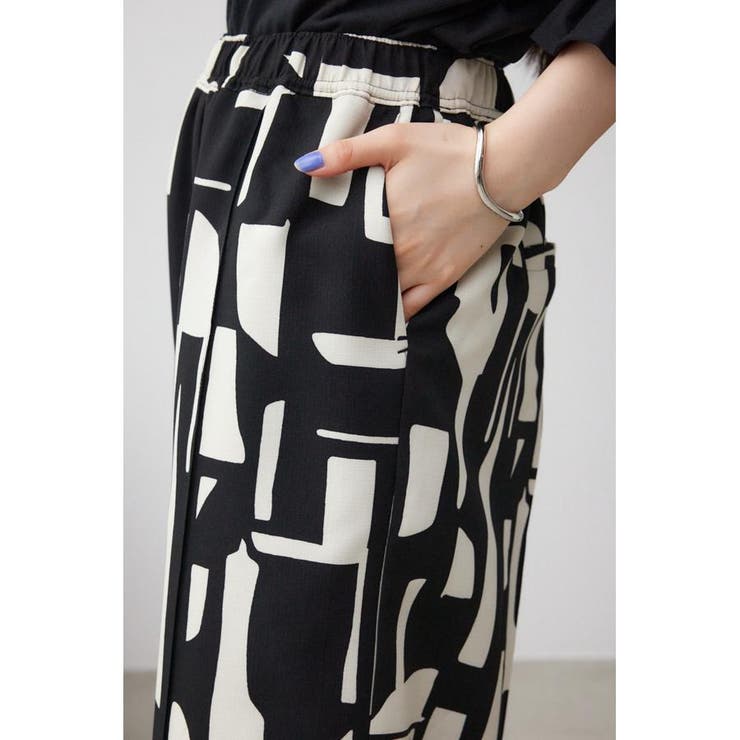 ジオメトリックパターンイージーパンツ | AZUL BY MOUSSY | 詳細画像10 