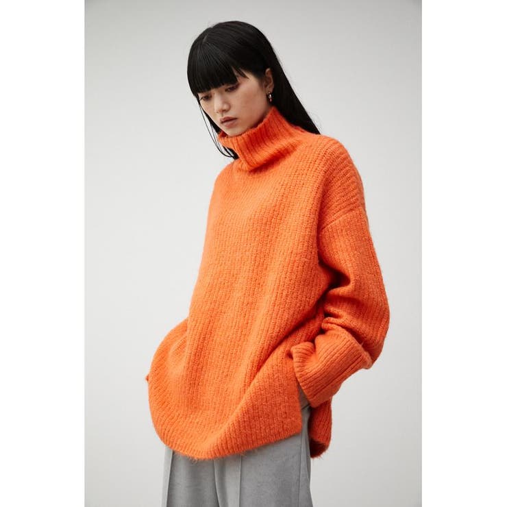 BIG TURTLE MIX KNIT TOPS[品番：AZLW0020352]｜AZUL BY MOUSSY