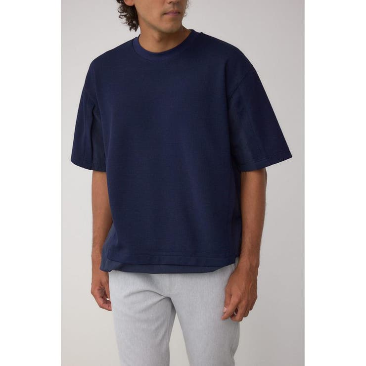 NVY | 布帛ドッキングトップス | AZUL BY MOUSSY