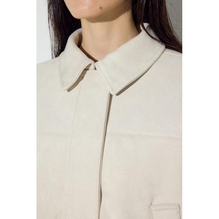 フェイクスエードショートブルゾン | AZUL BY MOUSSY | 詳細画像12 