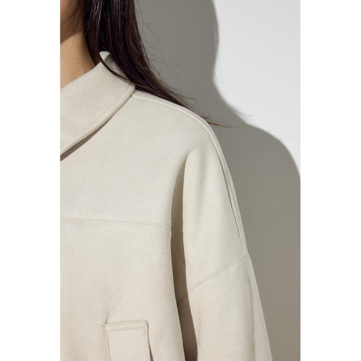 フェイクスエードショートブルゾン | AZUL BY MOUSSY | 詳細画像13 