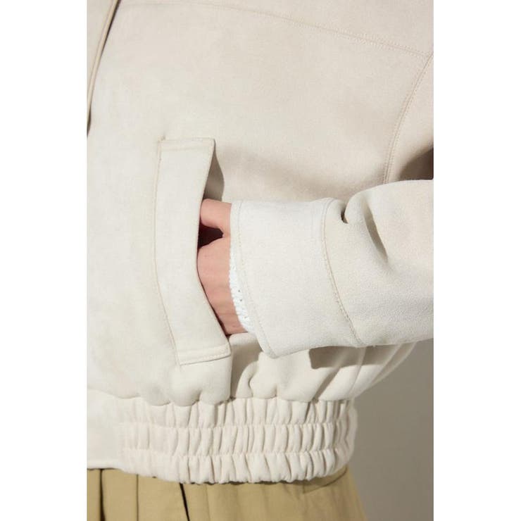 フェイクスエードショートブルゾン | AZUL BY MOUSSY | 詳細画像15 