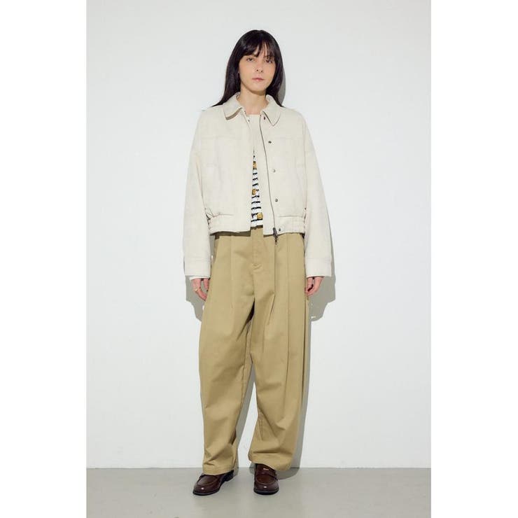 フェイクスエードショートブルゾン | AZUL BY MOUSSY | 詳細画像4 