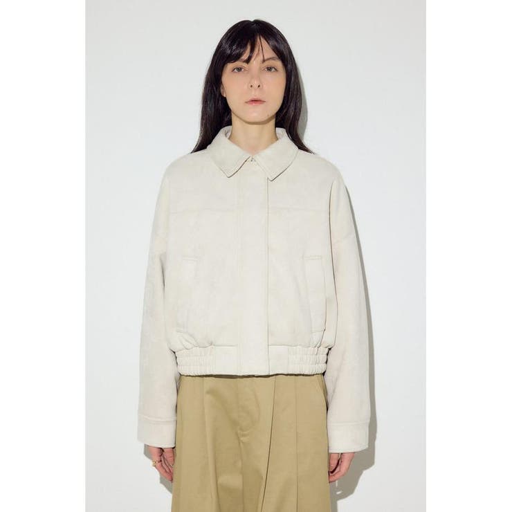 フェイクスエードショートブルゾン | AZUL BY MOUSSY | 詳細画像9 