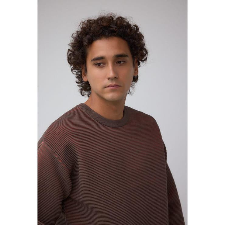 ミックスカラーリップル編みニットトップス | AZUL BY MOUSSY | 詳細画像13 