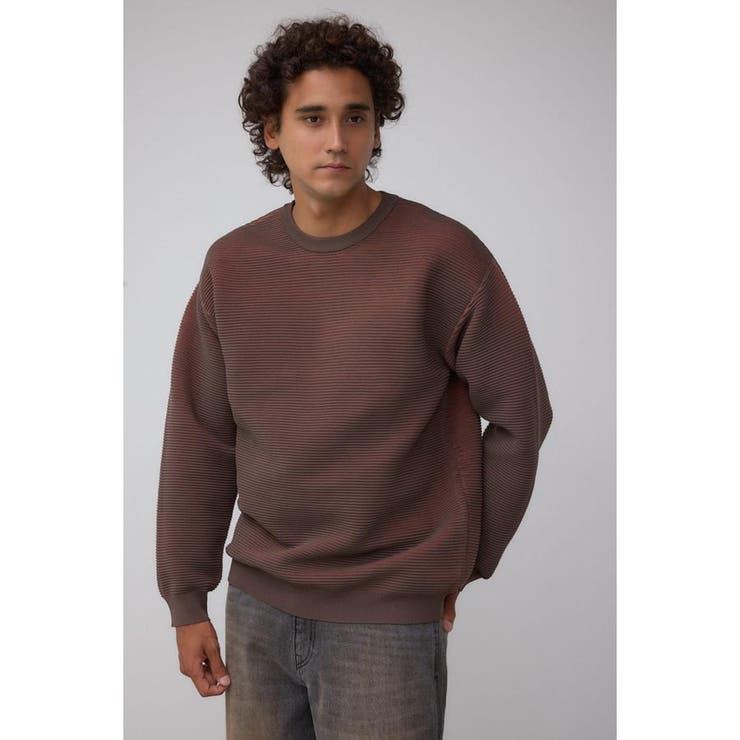 ミックスカラーリップル編みニットトップス | AZUL BY MOUSSY | 詳細画像14 