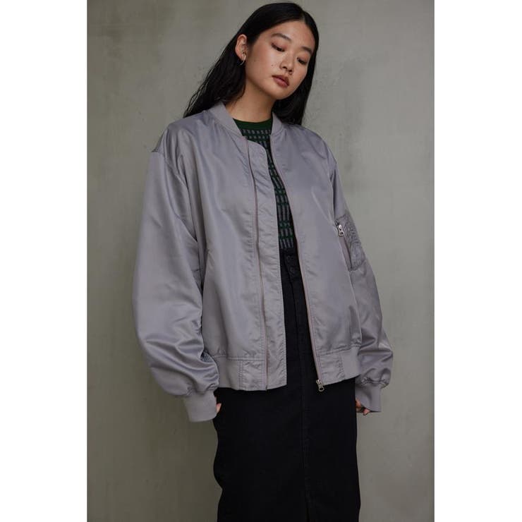 ライトMA-1ジャケット[品番：AZLW0021257]｜AZUL BY MOUSSY