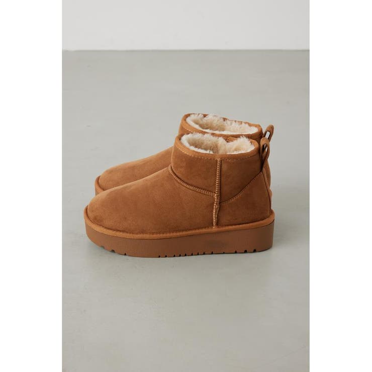 厚底ムートンショートブーツ[品番：AZLW0022774]｜AZUL BY MOUSSY