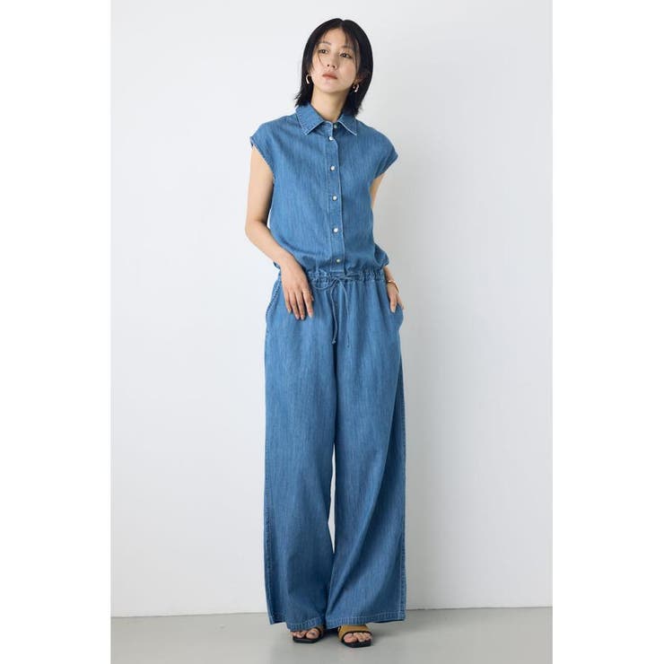 ライトオンスデニムオールインワン | AZUL BY MOUSSY | 詳細画像1 