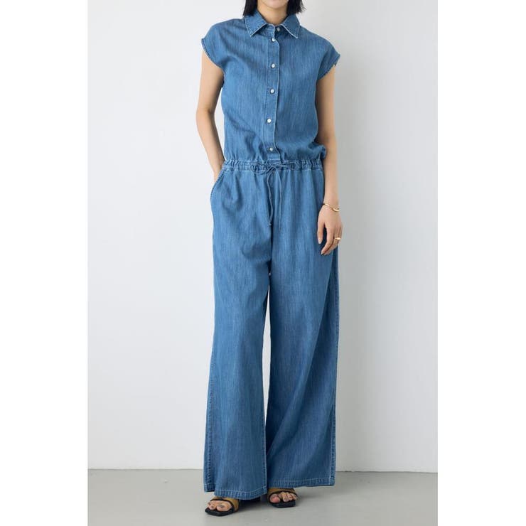 ライトオンスデニムオールインワン | AZUL BY MOUSSY | 詳細画像2 