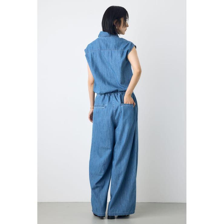 ライトオンスデニムオールインワン | AZUL BY MOUSSY | 詳細画像4 