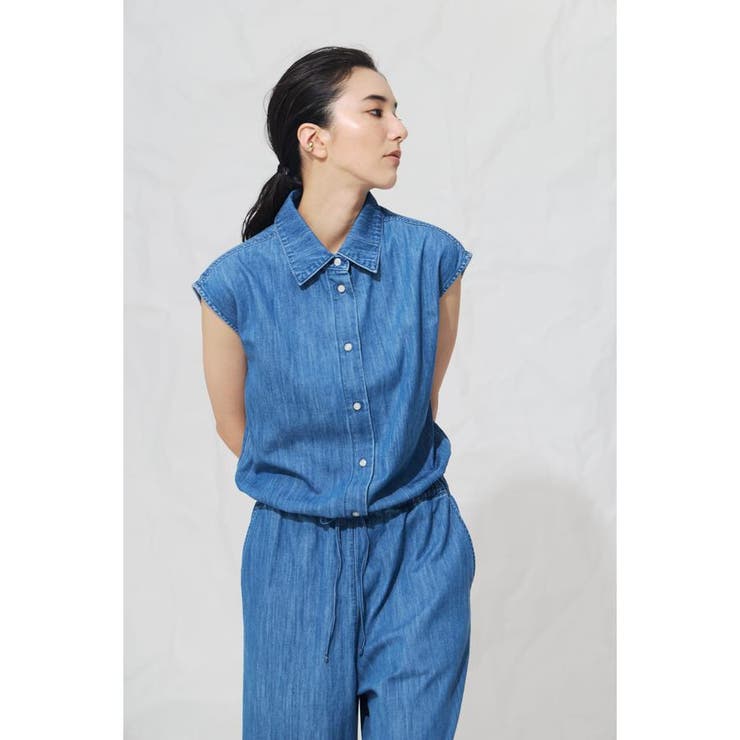 ライトオンスデニムオールインワン | AZUL BY MOUSSY | 詳細画像6 