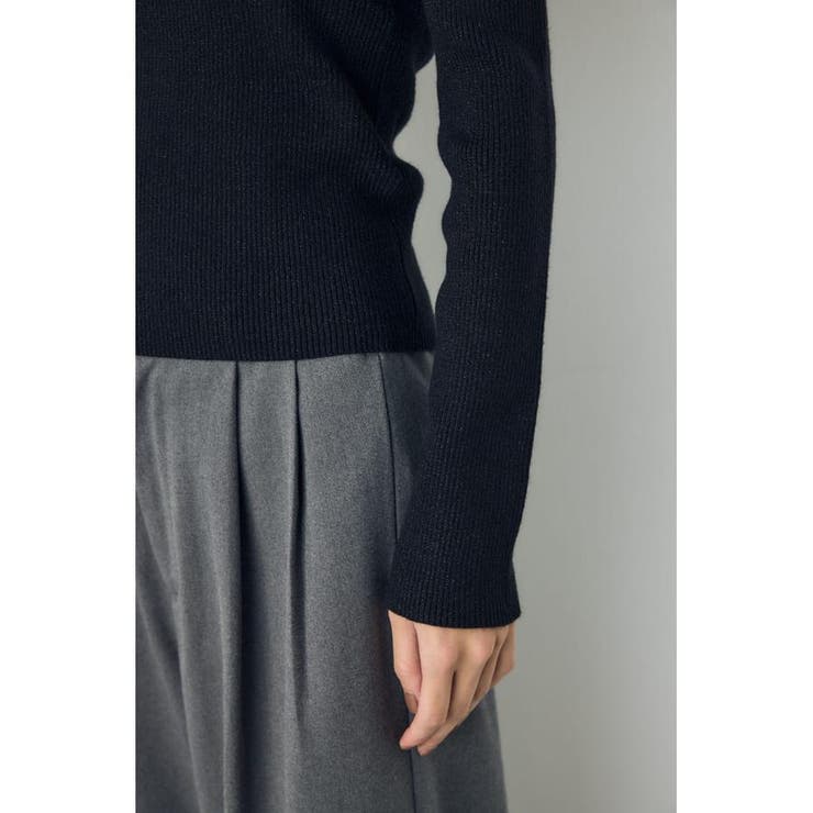 クロスデザイン長袖ニットトップス | AZUL BY MOUSSY | 詳細画像19 