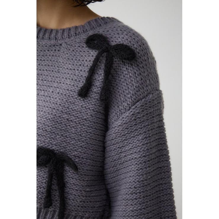リボンモチーフニット | AZUL BY MOUSSY | 詳細画像29 