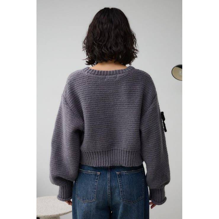 リボンモチーフニット | AZUL BY MOUSSY | 詳細画像27 