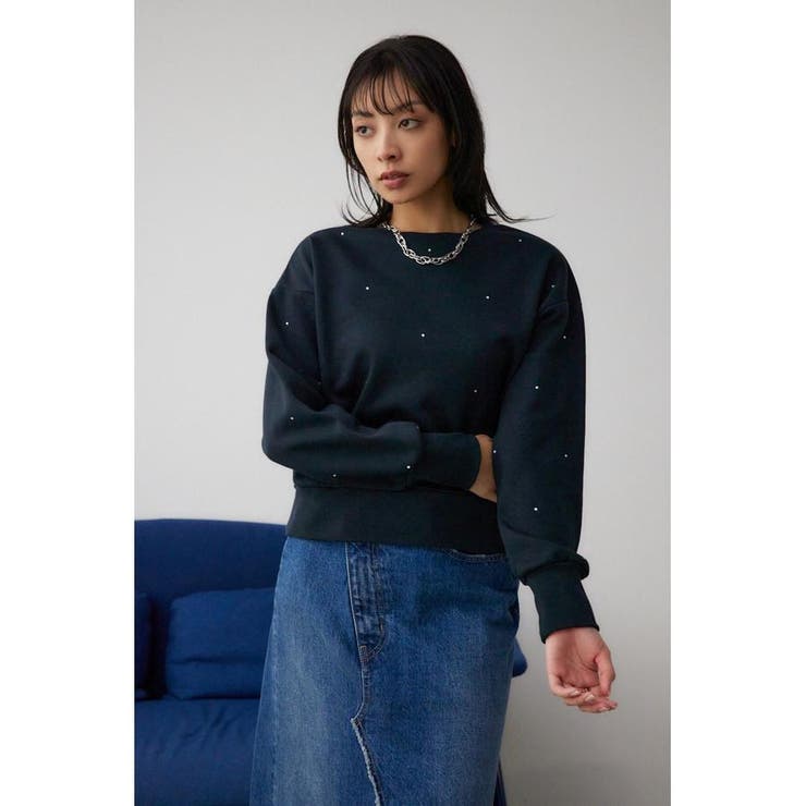 ラインストーンウラケトップス | AZUL BY MOUSSY | 詳細画像13 