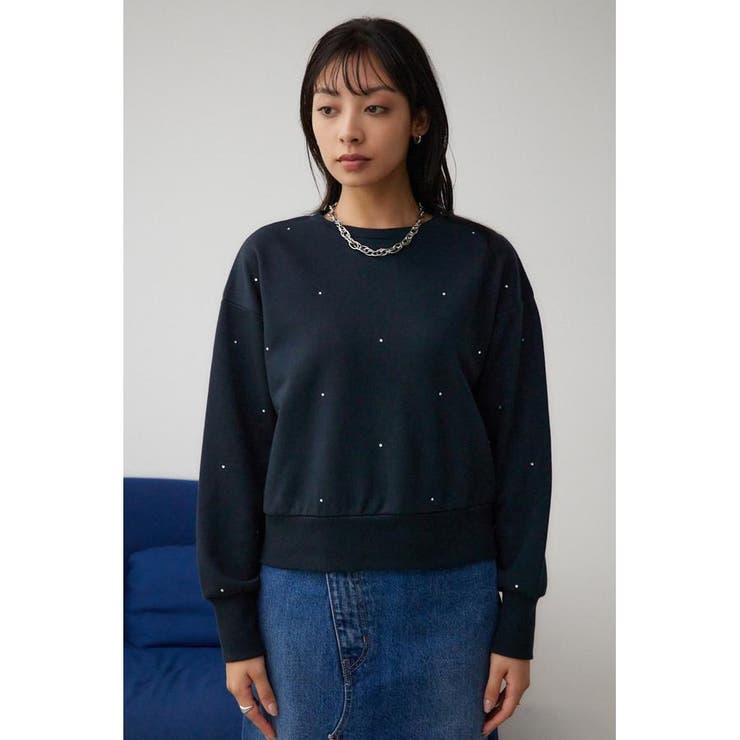 ラインストーンウラケトップス | AZUL BY MOUSSY | 詳細画像15 