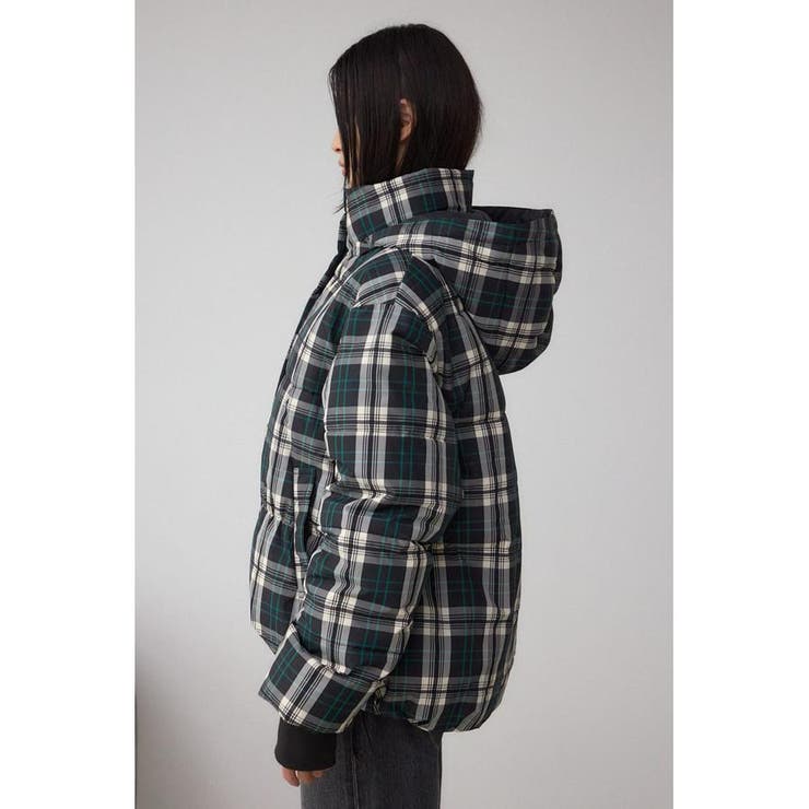 B-HEAT フード付き中綿チェックジャケット | AZUL BY MOUSSY | 詳細画像7 