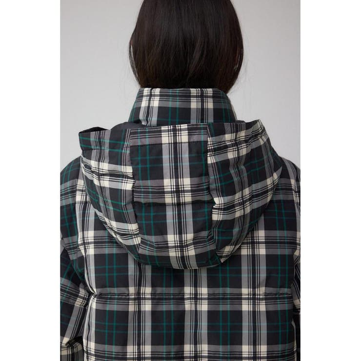 B-HEAT フード付き中綿チェックジャケット | AZUL BY MOUSSY | 詳細画像10 