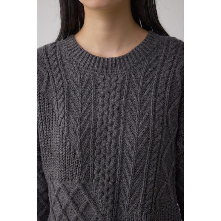 スイッチングフリンジニット | AZUL BY MOUSSY | 詳細画像18 