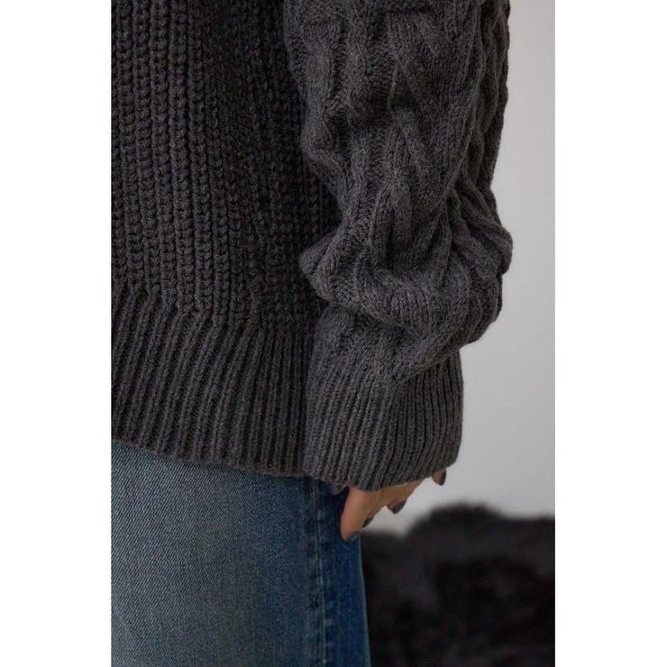 スイッチングフリンジニット | AZUL BY MOUSSY | 詳細画像20 