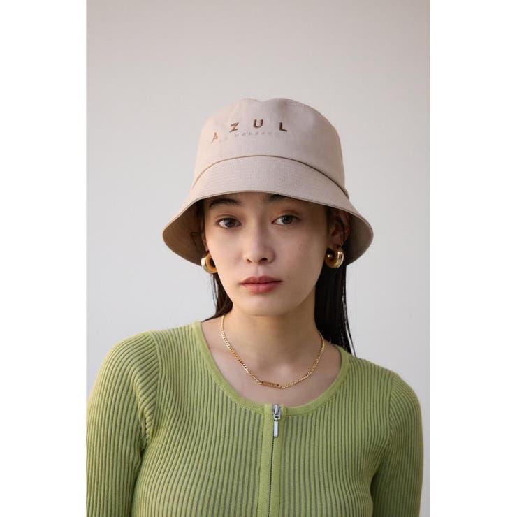 BEG | バイカラーロゴバケットハット | AZUL BY MOUSSY
