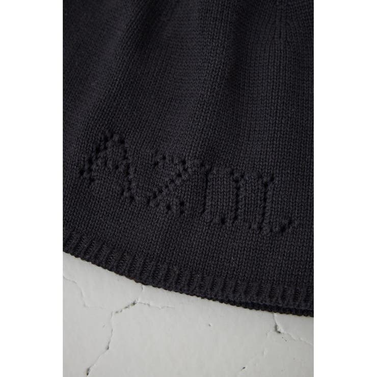 ロゴパンチングニットビーニー | AZUL BY MOUSSY | 詳細画像5 