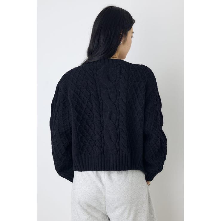ダブルジップニットカーディガン | AZUL BY MOUSSY | 詳細画像14 