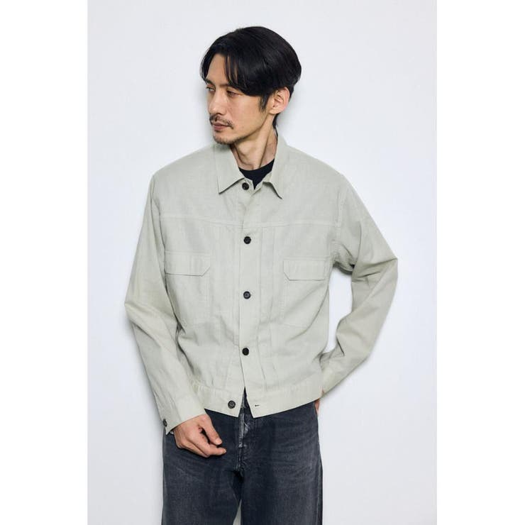 Gジャンタイプシャツブルゾン | AZUL BY MOUSSY | 詳細画像3 