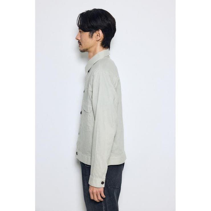 Gジャンタイプシャツブルゾン | AZUL BY MOUSSY | 詳細画像6 