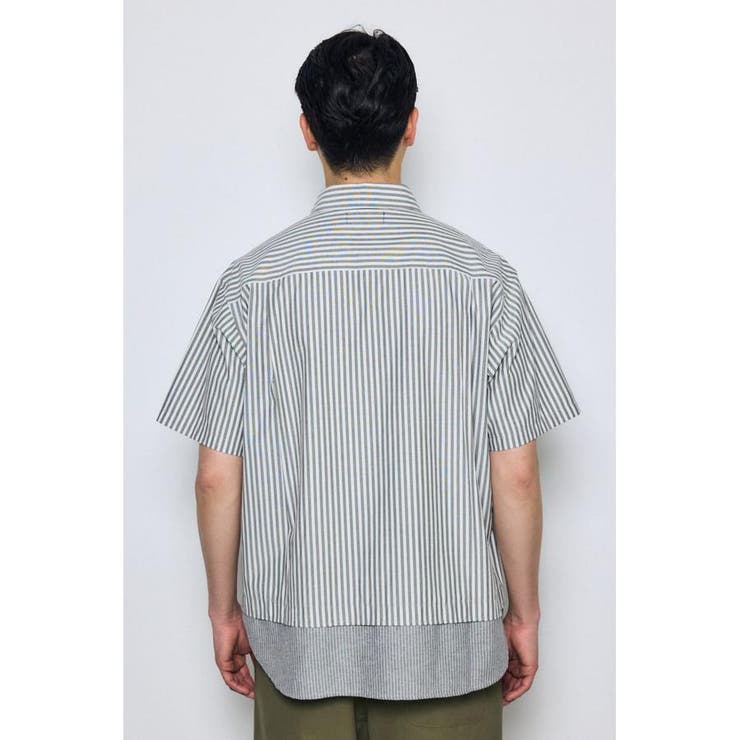 フェイクレーヤードストライプシャツ | AZUL BY MOUSSY | 詳細画像17 