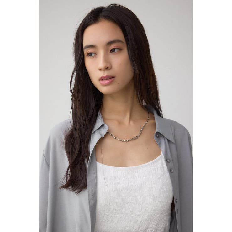 C/T冷感 切替シアーデザインシャツ | AZUL BY MOUSSY | 詳細画像33 